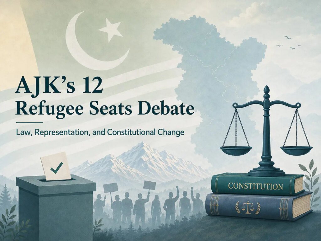 The Twelve Refugee Seats in AJK: Constitutional Continuity and Democratic Representation – Research Society of International Law